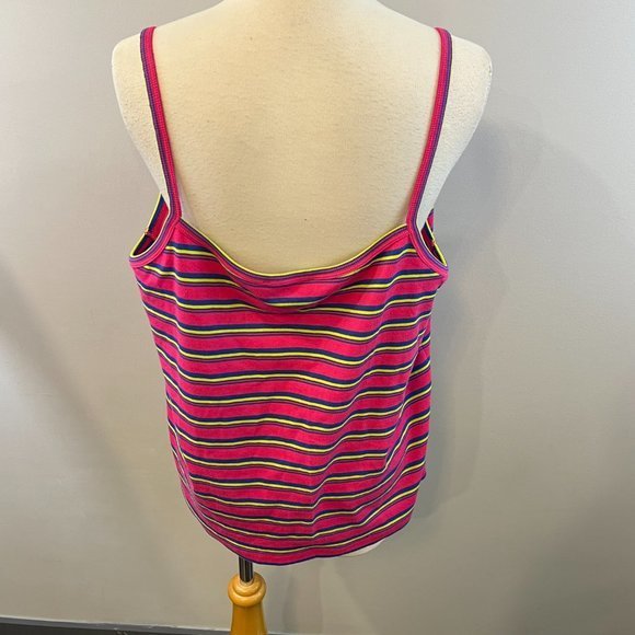 BP‎ x WILDFANG Square Neck Tank In Pink Stripe (XL) - Picture 8 of 13